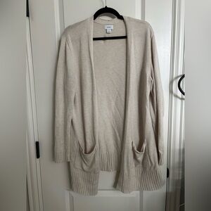 Old Navy Women's Beige Open Front Cardigan